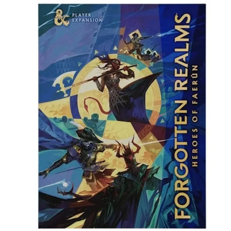 D&D Dungeons & Dragons Forgotten Realms Heroes of Faerun Player Expansion Hardcover Alternative Cover