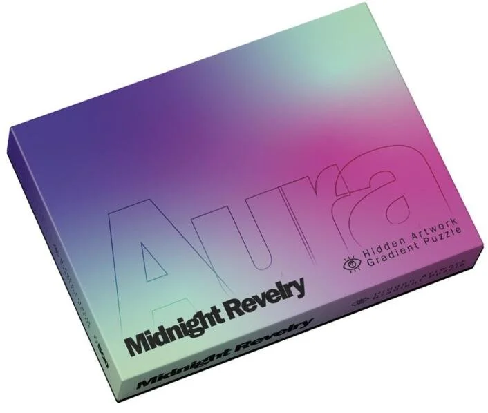 Aura Midnight Revelry 500 pc Secret Image Puzzle