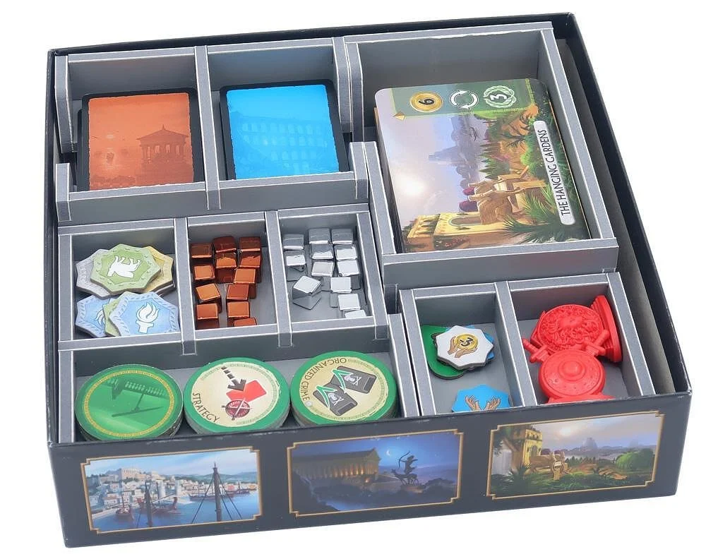 Folded Space Game Inserts - 7 Wonders Duel and Expansions