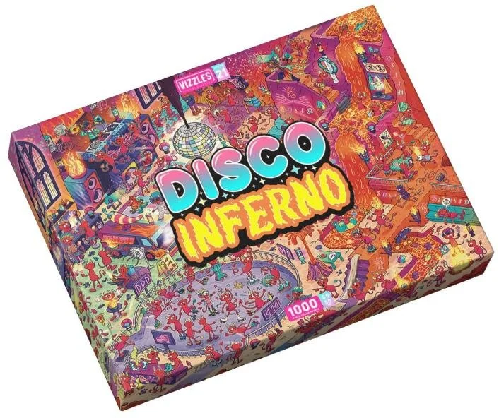 Vizzles Disco Inferno 1000pc Jigsaw Puzzle