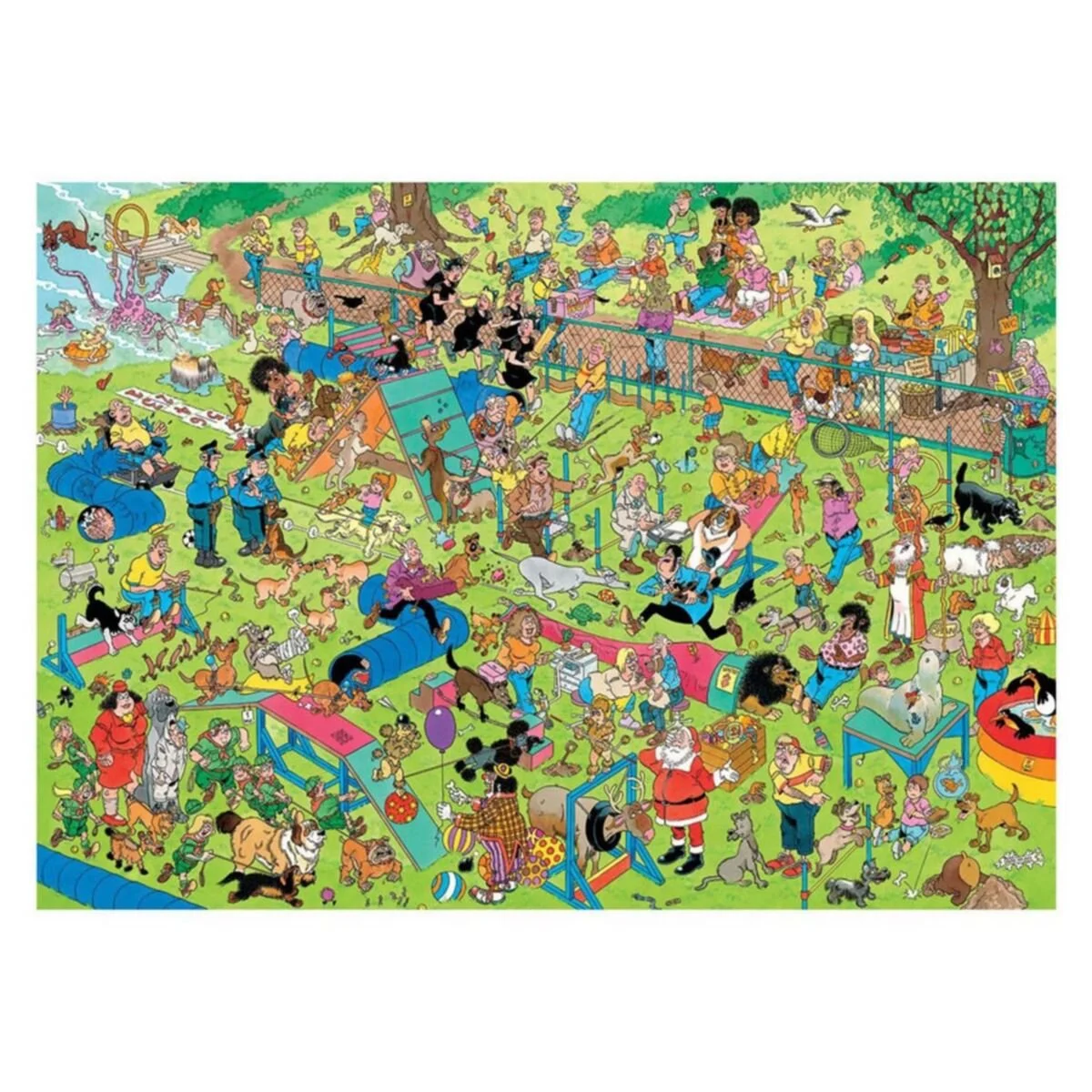 Puzzle - Jumbo Jan van Haasteren - Dog Parkour 1000Pc (square box)