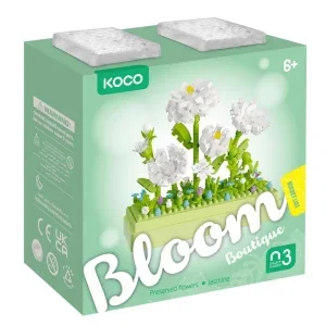 Koco Mini Bricks - Bloom Boutique Pocket Garden Preserved Flowers - Jasmine 285pc