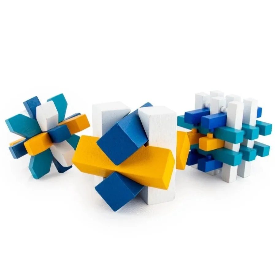 LPG 3D Wooden Brainteaser: Triple Pack
