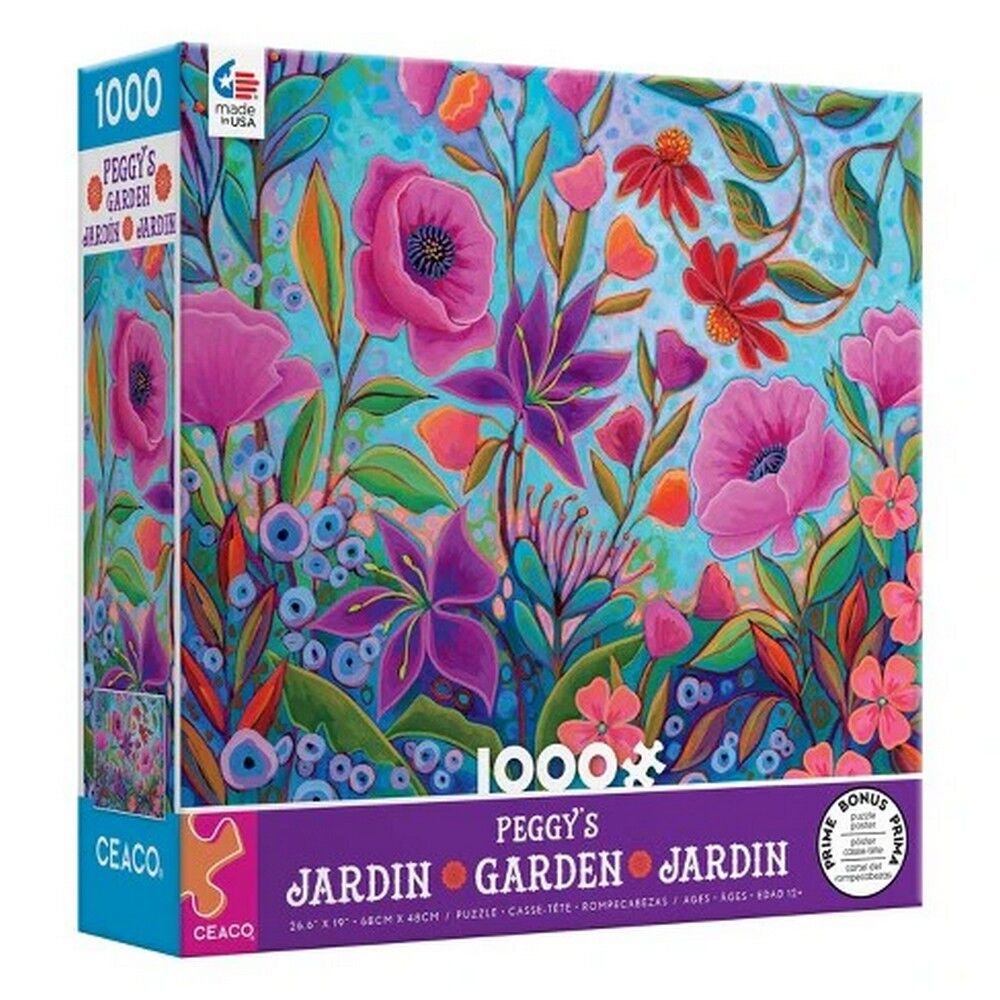 Ceaco - Peggy's Garden Colourful 1000 Piece Jigsaw
