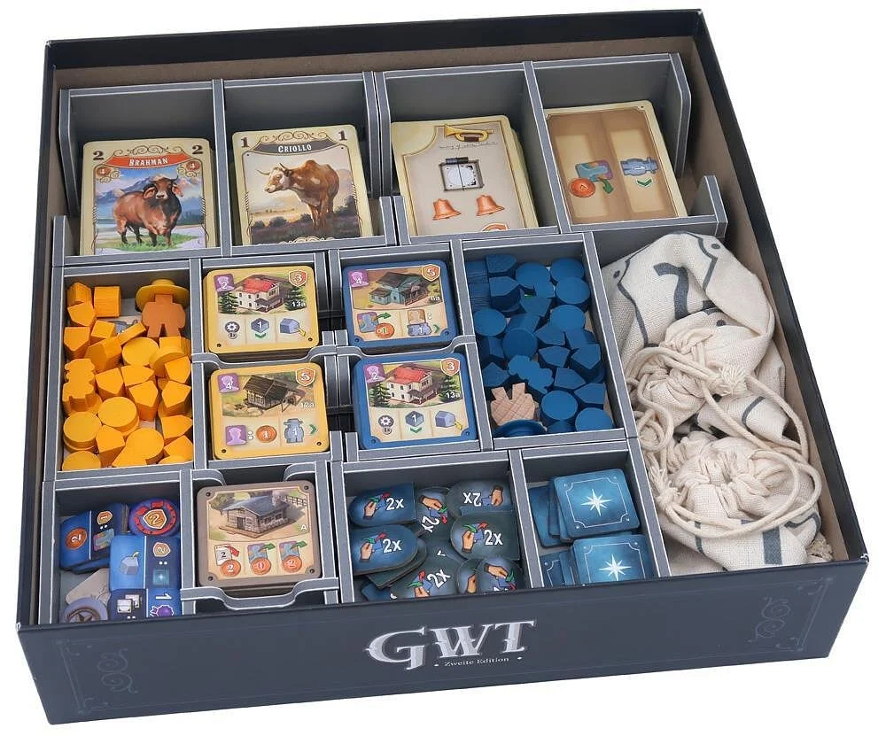 Folded Space Game Inserts - Great Western Trail Second Edition