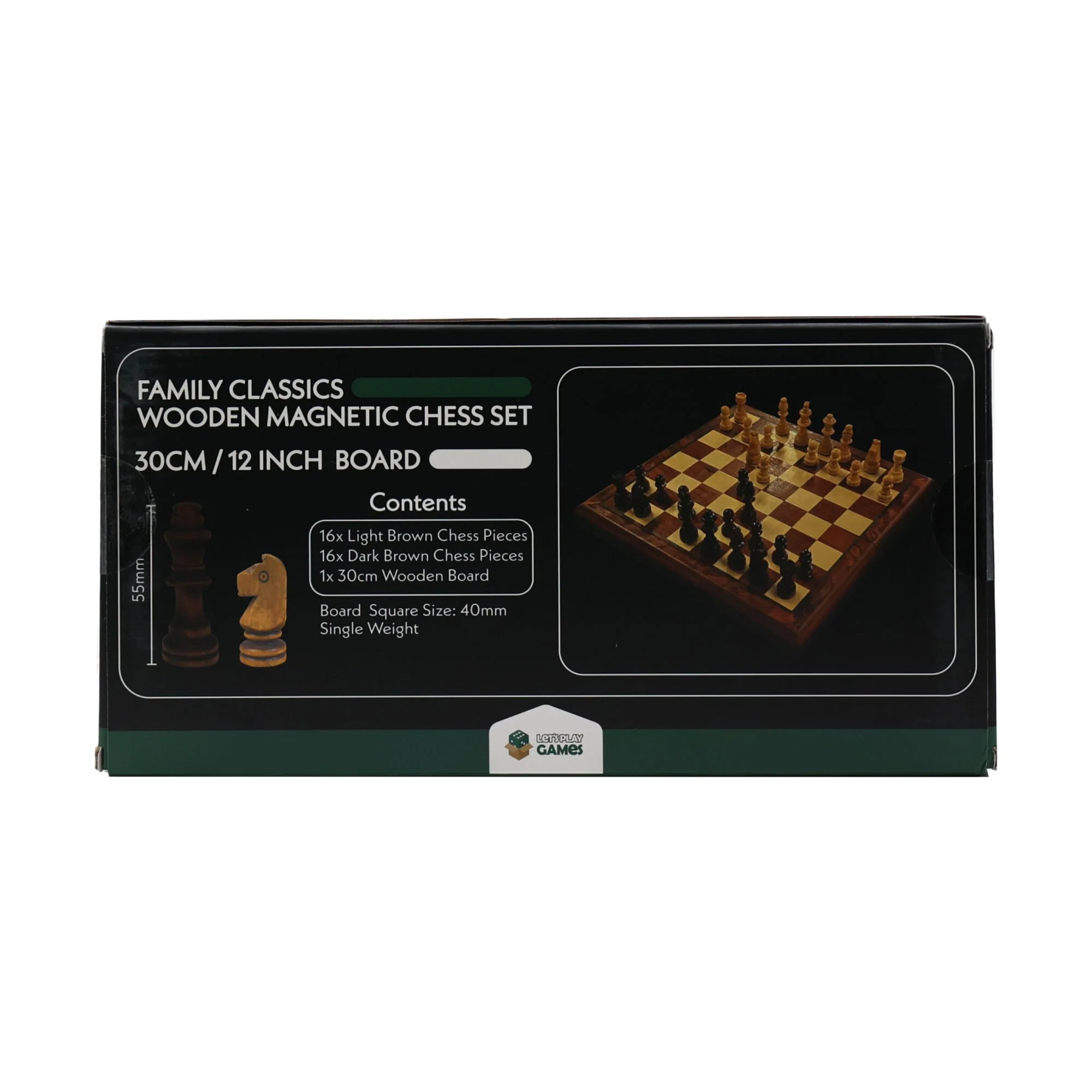 LPG Wooden Magnetic Chess Set 30cm