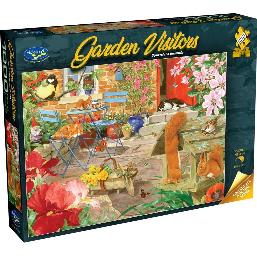 Garden Visitors - 1000 Piece Puzzle
