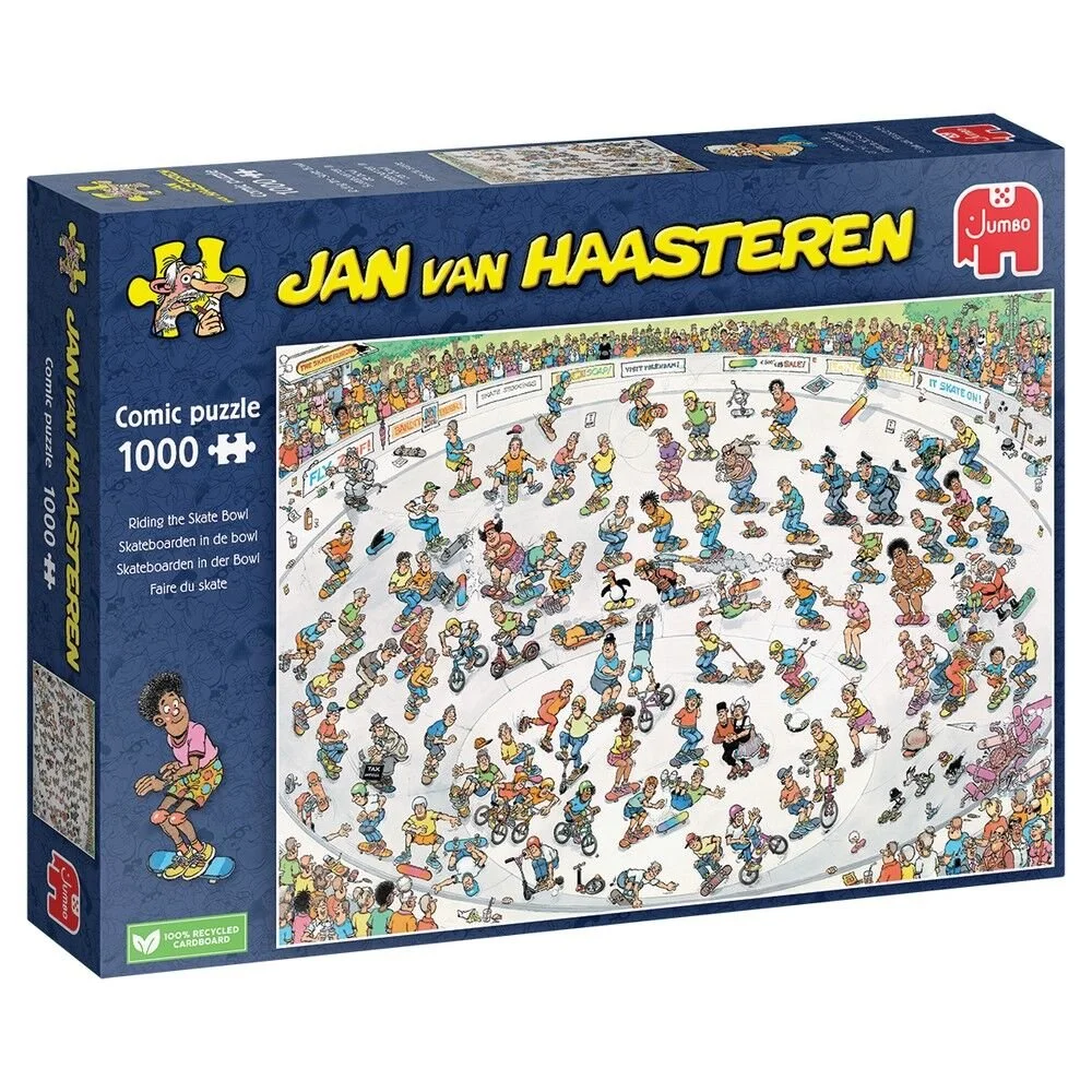 Puzzle - Jumbo Jan van Haasteren - Riding the Skate Bowl 1000Pc