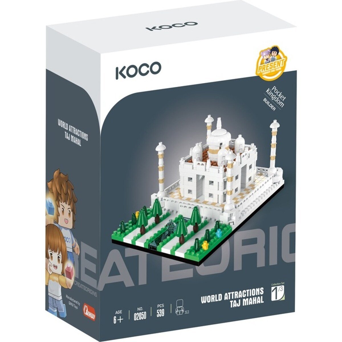 Koco Mini Bricks - World of Attractions - Taj Mahal 539pc