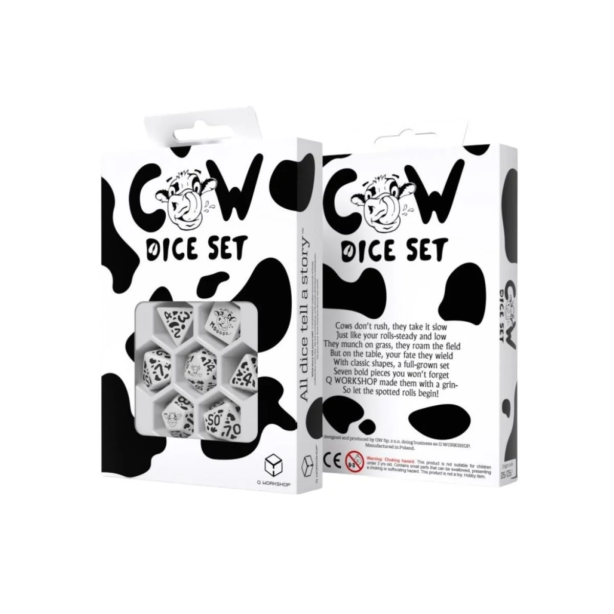 Cow Dice Set: MOOzilla