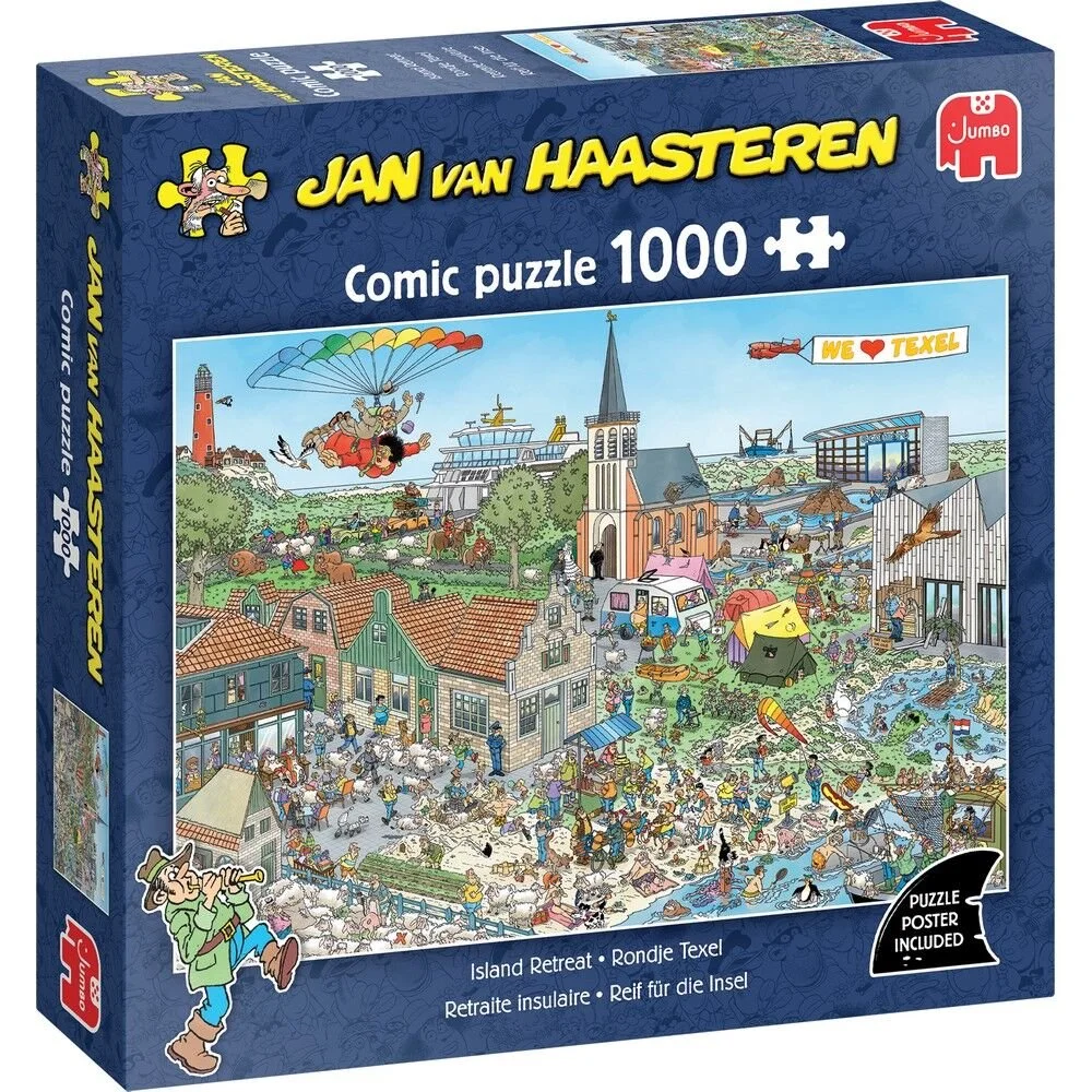 Puzzle - Jumbo Jan van Haasteren - Island Retreat 1000Pc