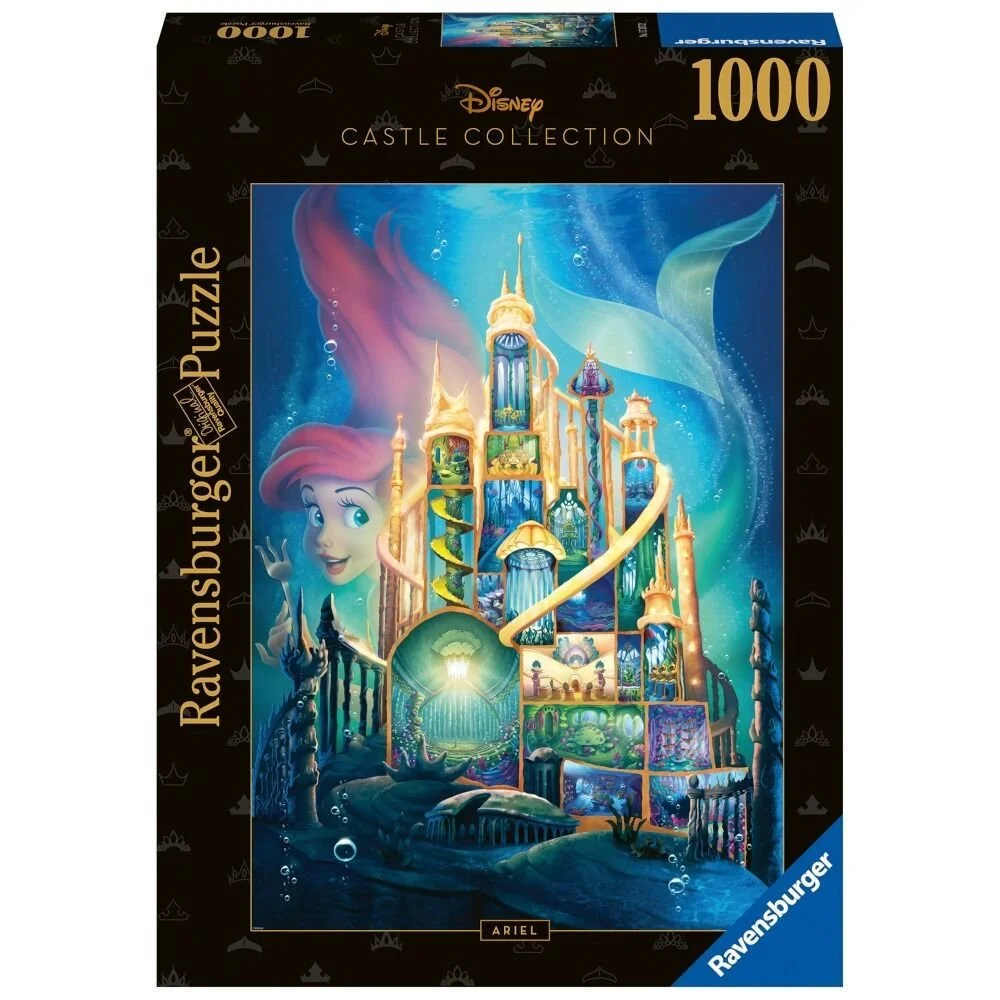 Ravensburger - Disney Castles: Ariel Puzzle 1000 Pieces
