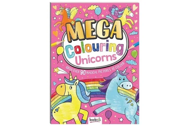 Mega Colouring: Unicorns