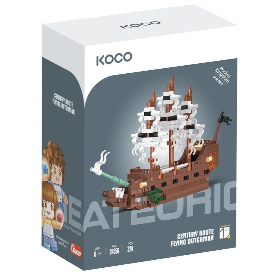 Koco Mini Bricks - The Flying Dutchman 320pc