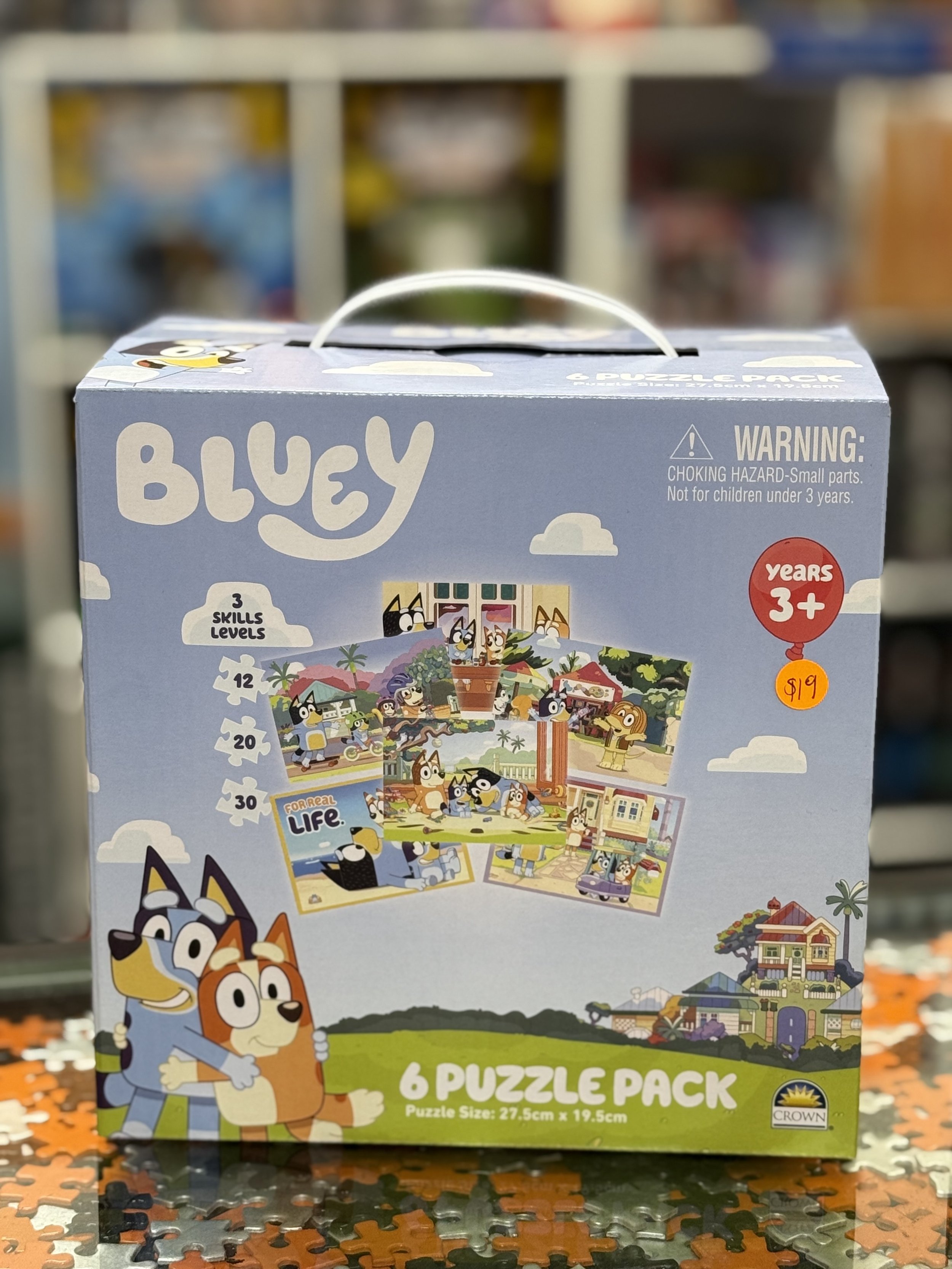 Bluey 6 Puzzle Pack