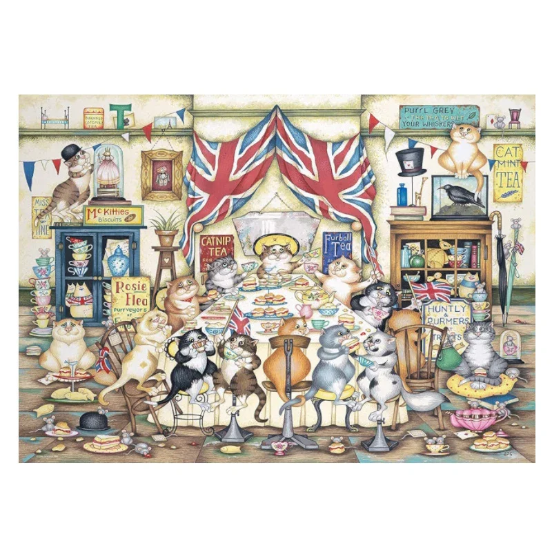 Ravensburger-1000-Piece-Puzzle-Crazy-Cats-Afternoon-Tea-At-Tiddles2.webp