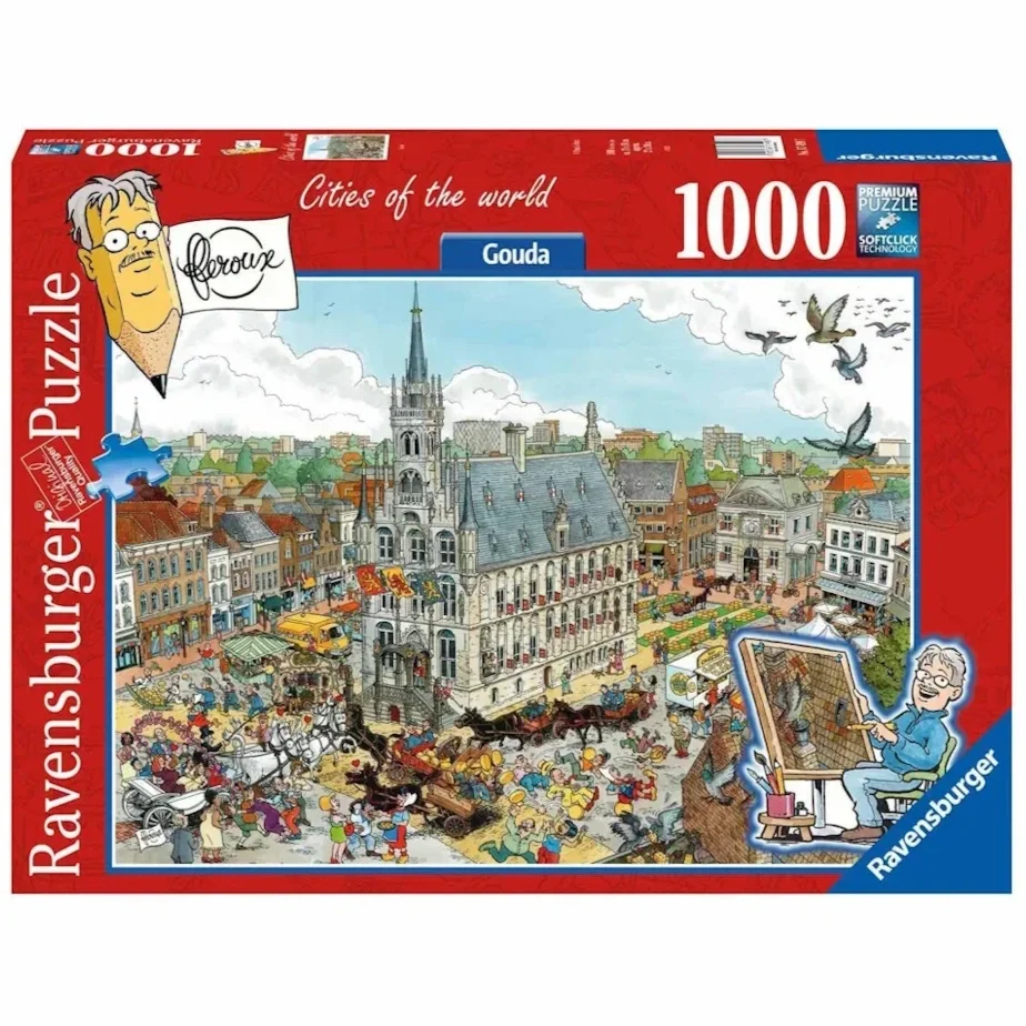 Ravensburger - Fleroux Cities of the World Gouda Puzzle 1000 Pieces