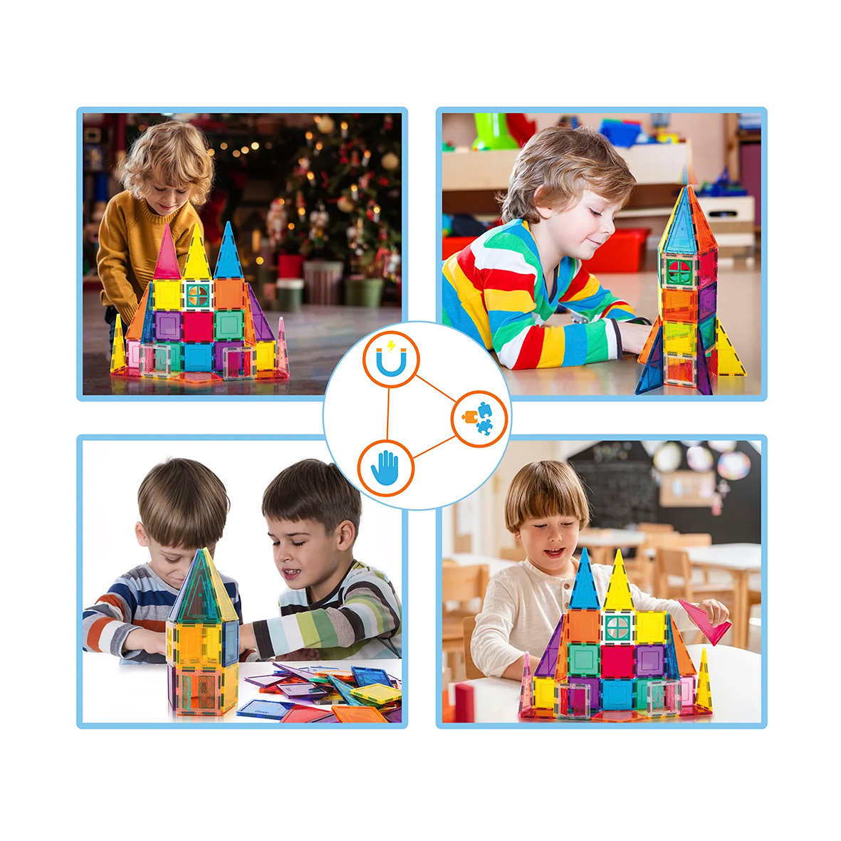 PicassoTiles 36pc Rocket Ship Magnetic Building Block Set 04.png