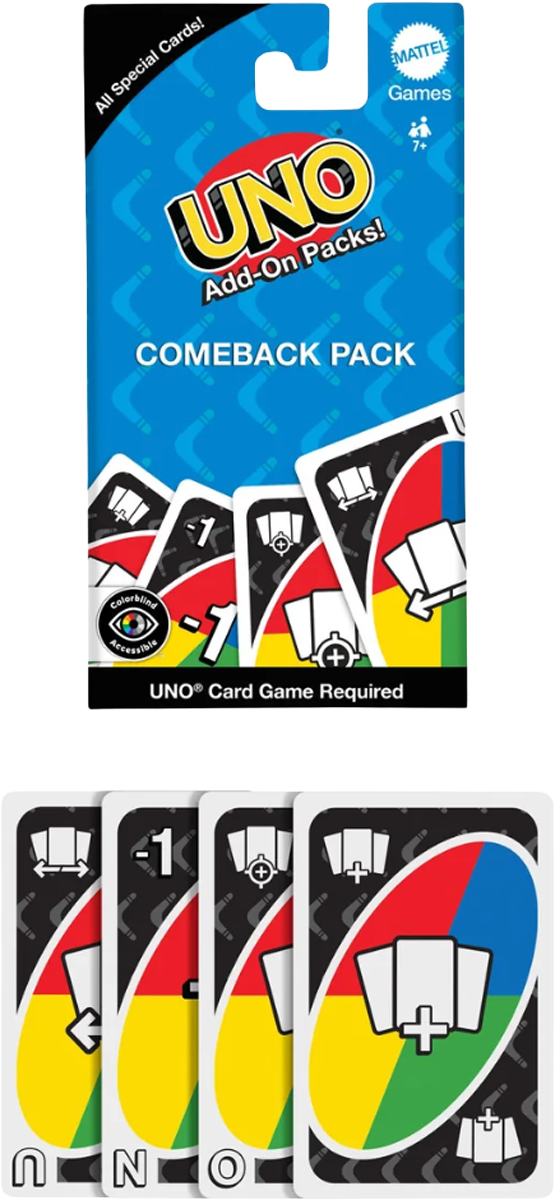 Uno Add-On Packs -  Comeback Pack