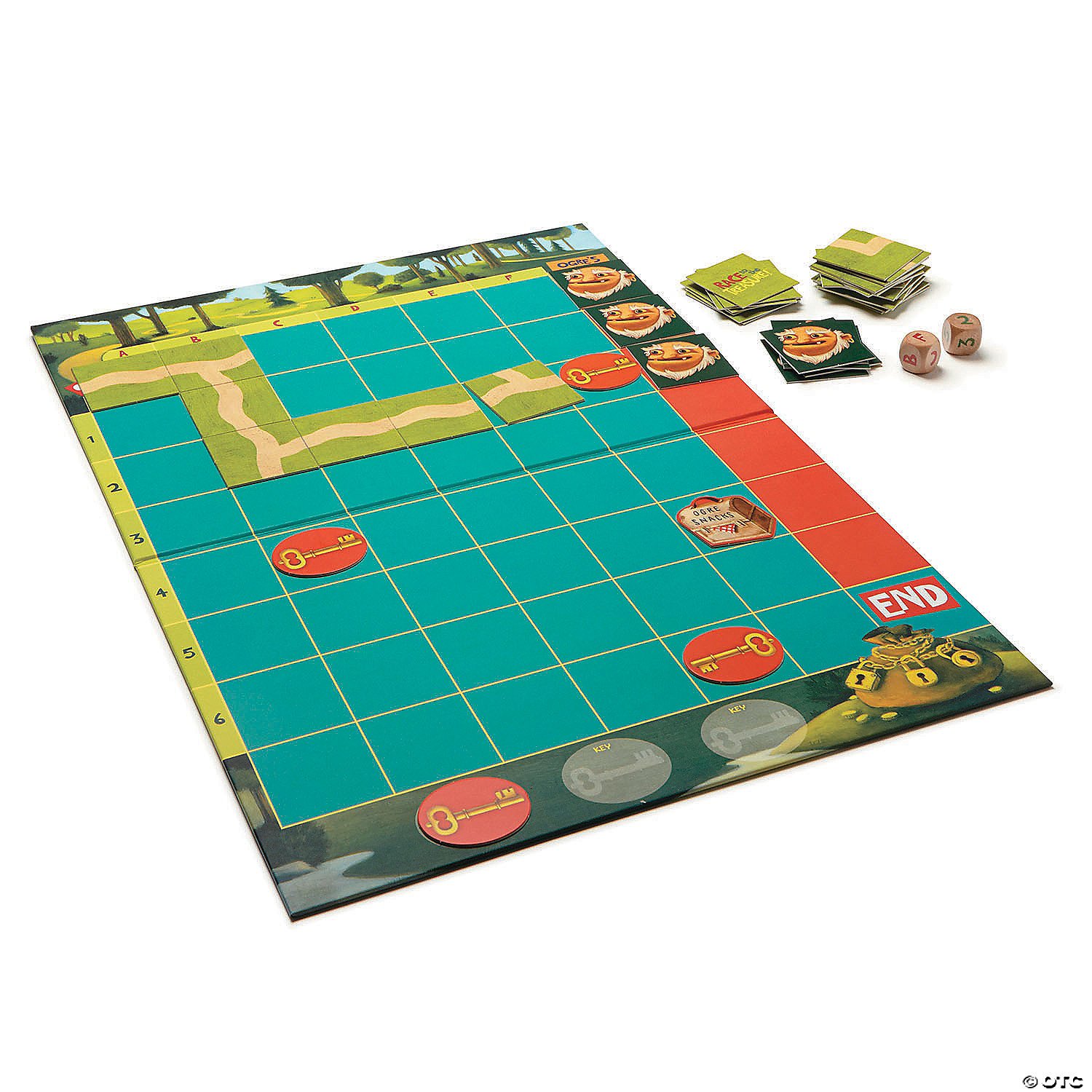 Race to the Treasure - Game Board | Peaceable Kingdom | Escape Boardem