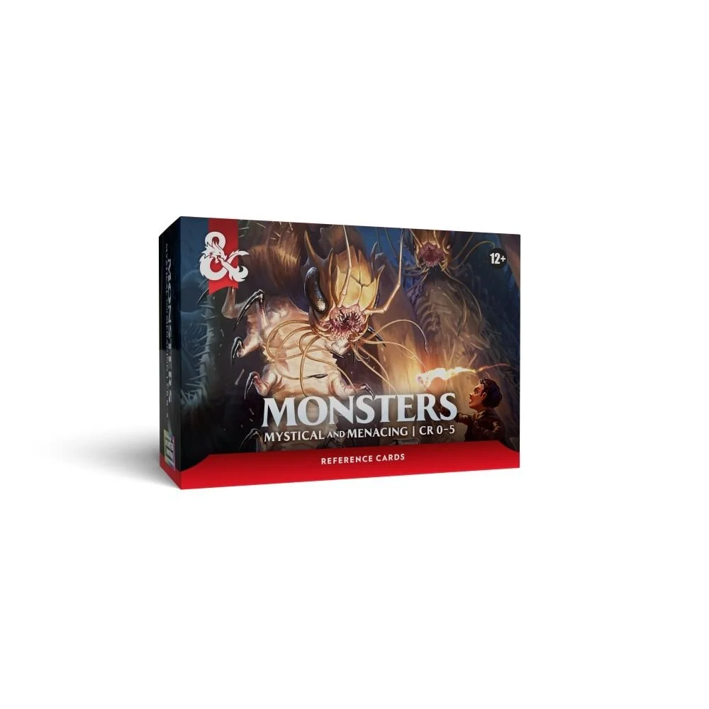 PREORDER - D&D Dungeons & Dragons Reference Cards Monsters Mystical and Menacing CR 0-5
