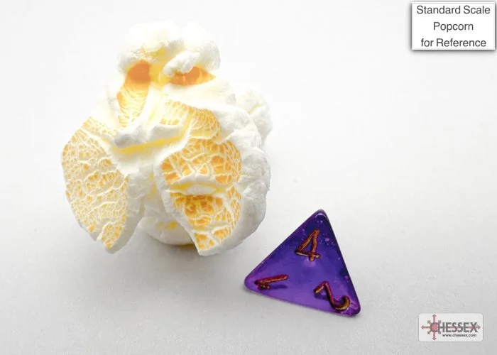 Chessex 20587 - Borealis Mini Royal Purple/Gold Luminary 7-Die Set
