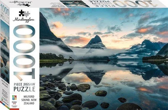 Mindbogglers NZ 1000pc Jigsaw Milford Sound