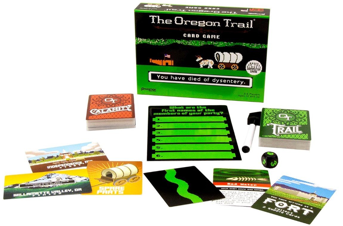 The Oregon Trail Contents | Classic computer game as a card game | Escape Boardem