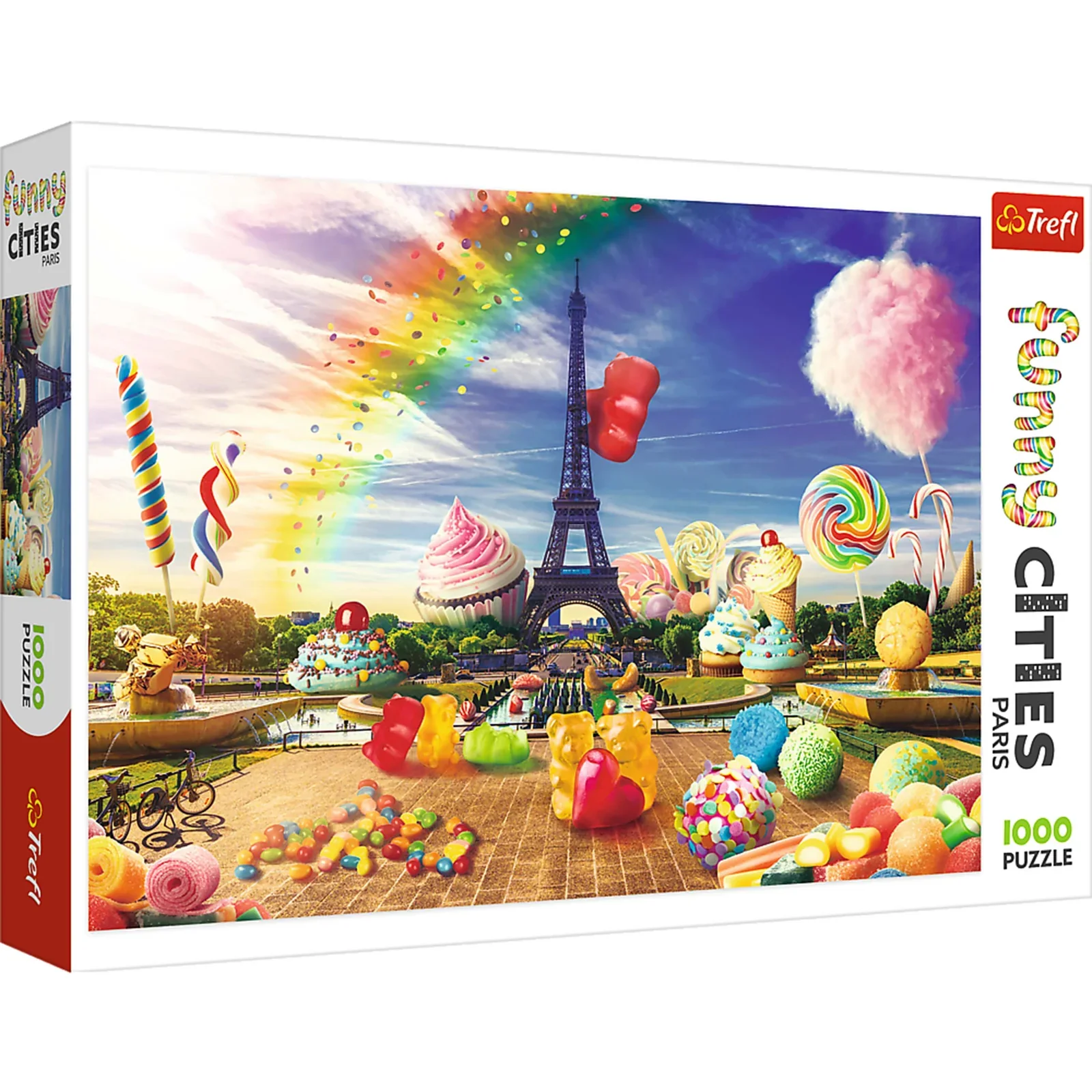 Trefl 1000 Piece Funny Cities Puzzle - Sweet Paris