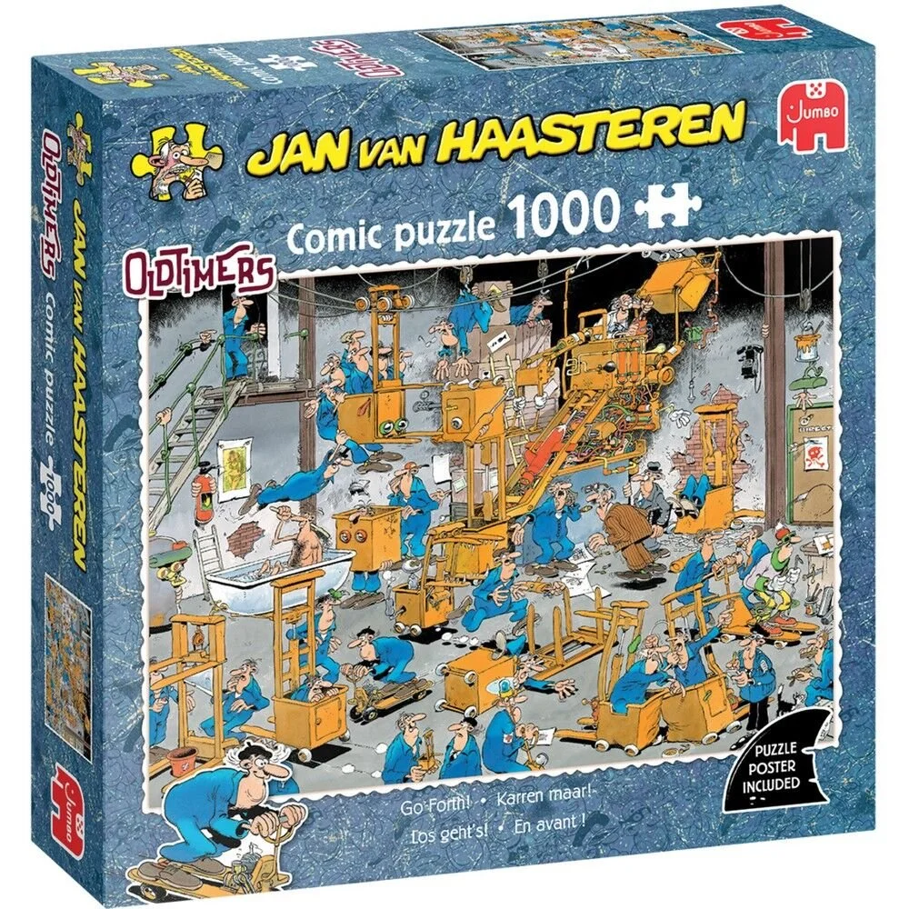 Puzzle - Jumbo Jan van Haasteren - Oldtimers Go Forth! 1000Pc
