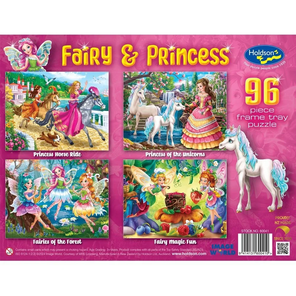 Fairy & Princess Frame Tray 96 piece puzzle