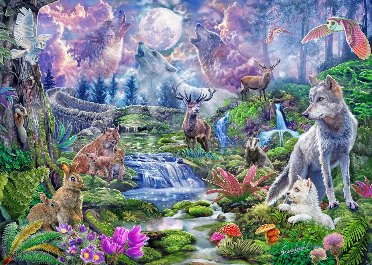 Clementoni Moonlit Wild Puzzle 3000 piece