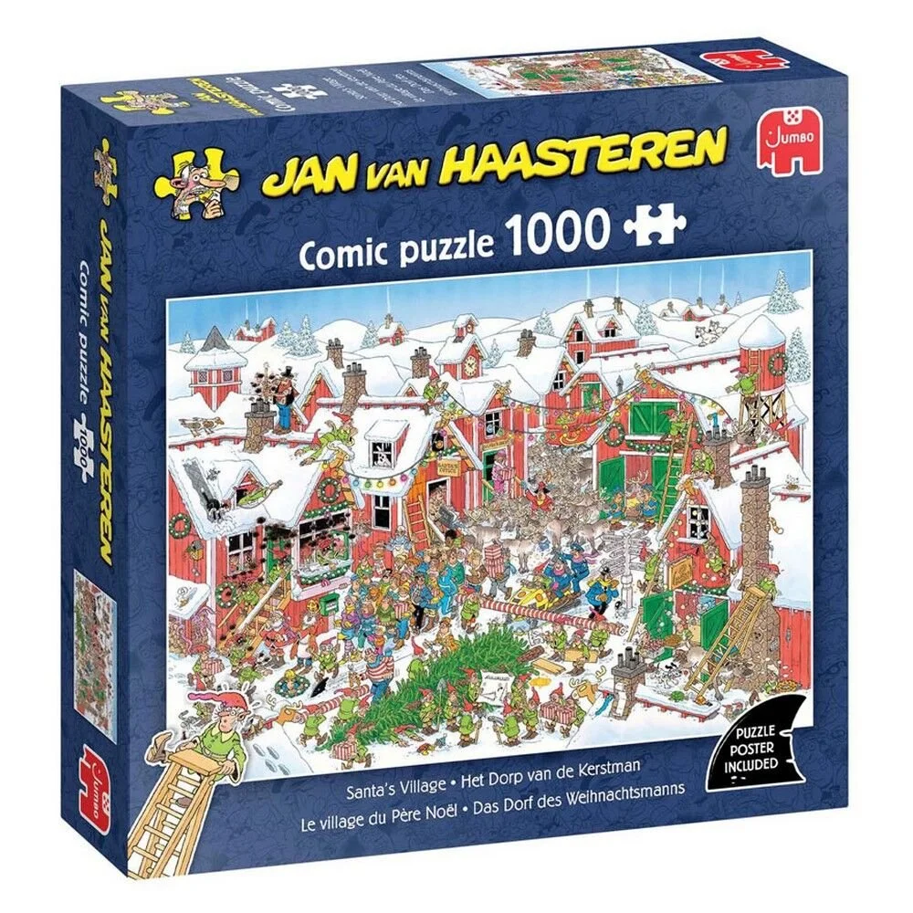 Puzzle - Jumbo Jan van Haasteren - Santa's Village 1000Pc