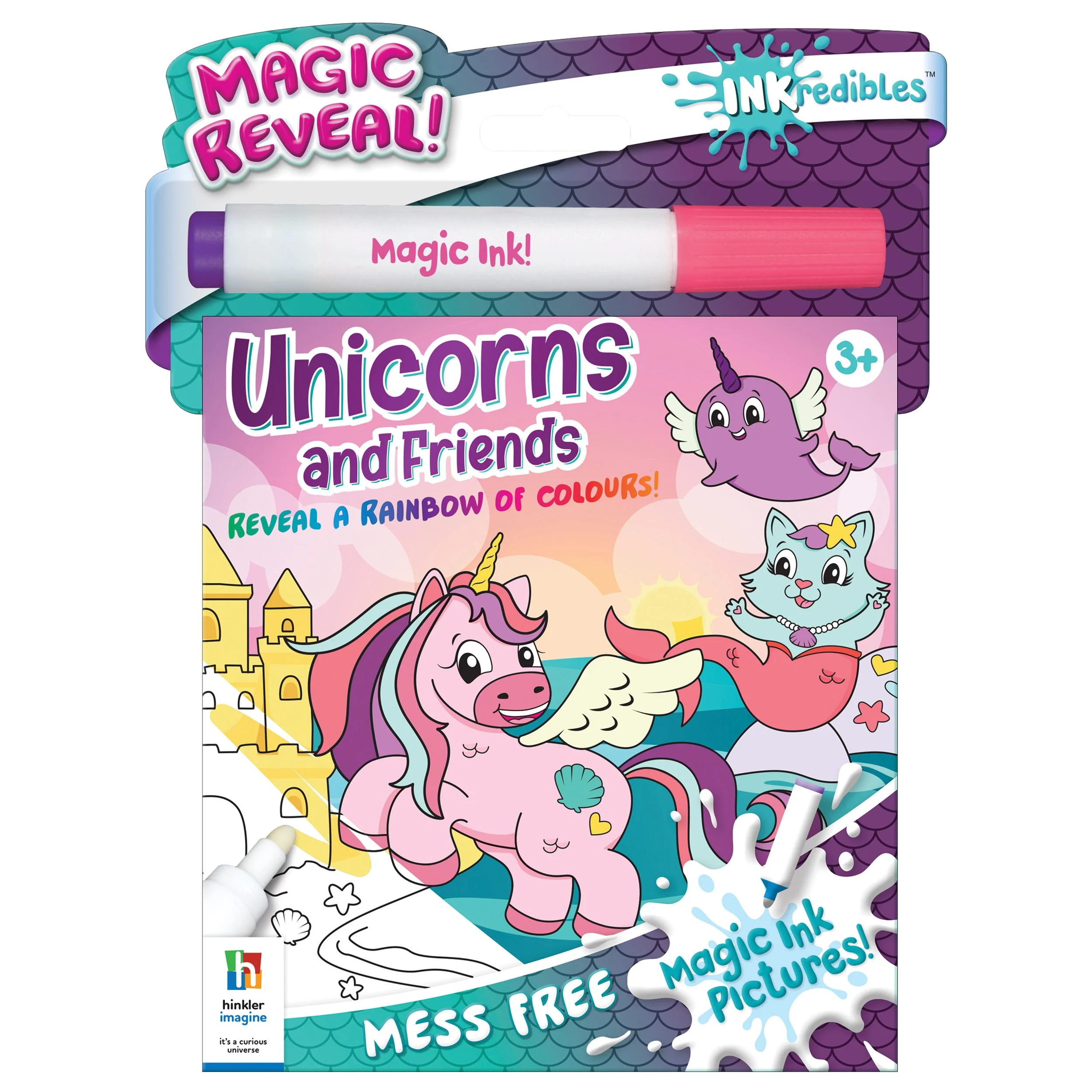Inkredibles Magic Ink Unicorns and Friends