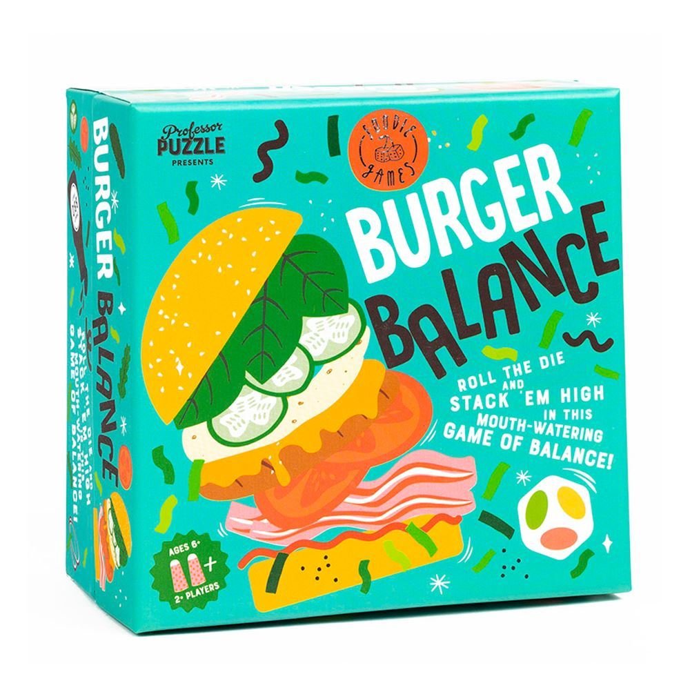 Burger Balance Wooden Game