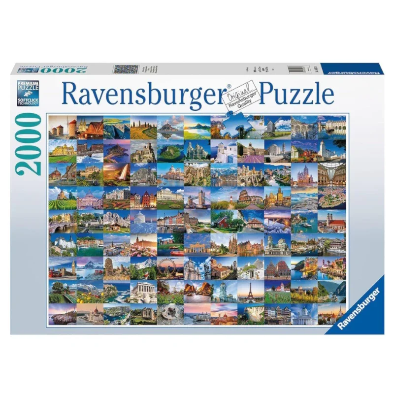 Ravensburger - 99 Places in Europe Puzzle 2000 Pieces