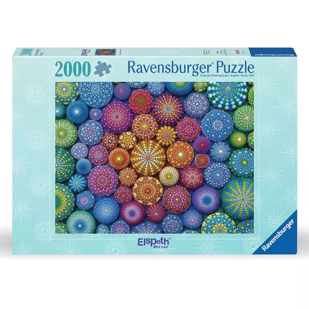 Ravensburger - Radiating Rainbow Mandalas Puzzle 2000 Pieces