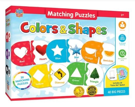Masterpieces Puzzle Educational Matching Puzzle Colors/Shape