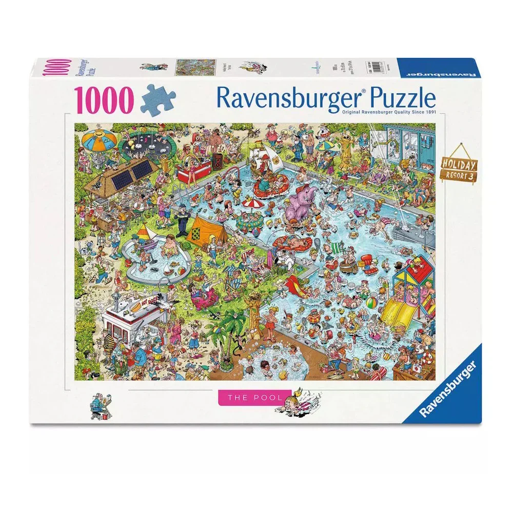 Ravensburger - Holiday Resort 3 The Pool Puzzle 1000 Pieces
