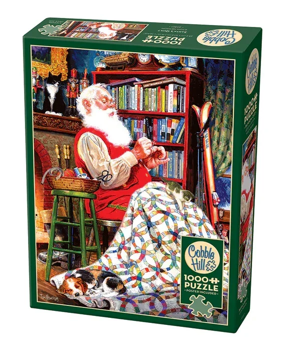 Cobble Hill Santa's Quilt 1000pcs