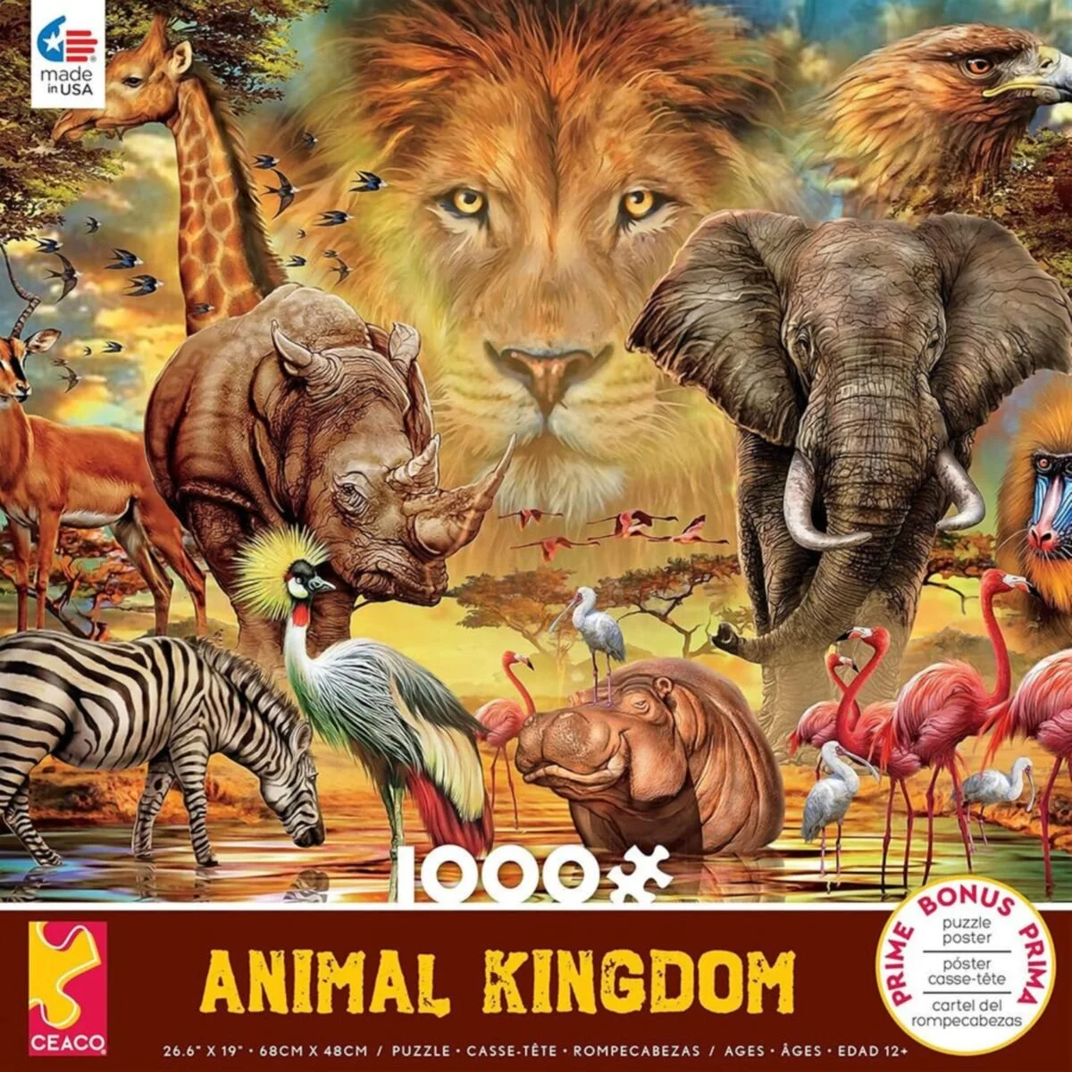 Ceaco - Animal Kingdom Safari 1000Pc Jigsaw