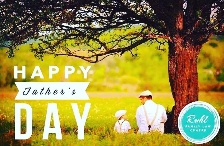 To all of the Dads, Stepdads, Grandads, Poppys, Uncles, Brothers, Cousins, friends and other important role models; HAPPY FATHER'S DAY! We hope that you are spoilt with love. #fathersday #ruhlfamilylaw #dad #fathers #dadsday #haveagoodday