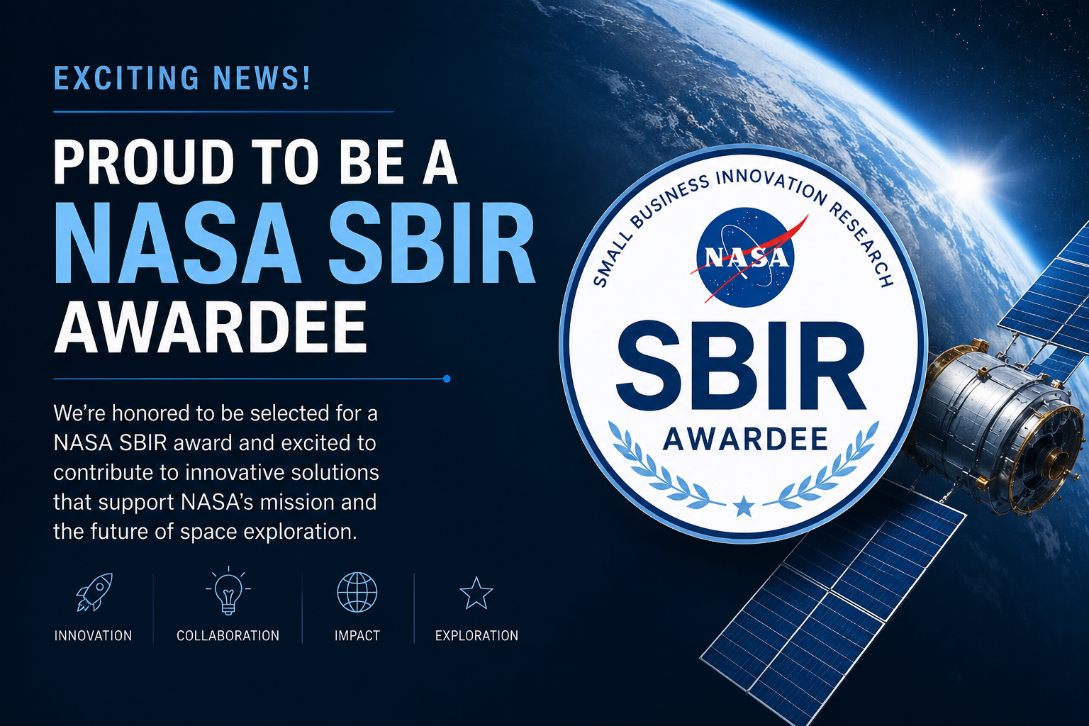 AFFCO is Proud to be selected as a NASA SBIR Phase I Awardee
