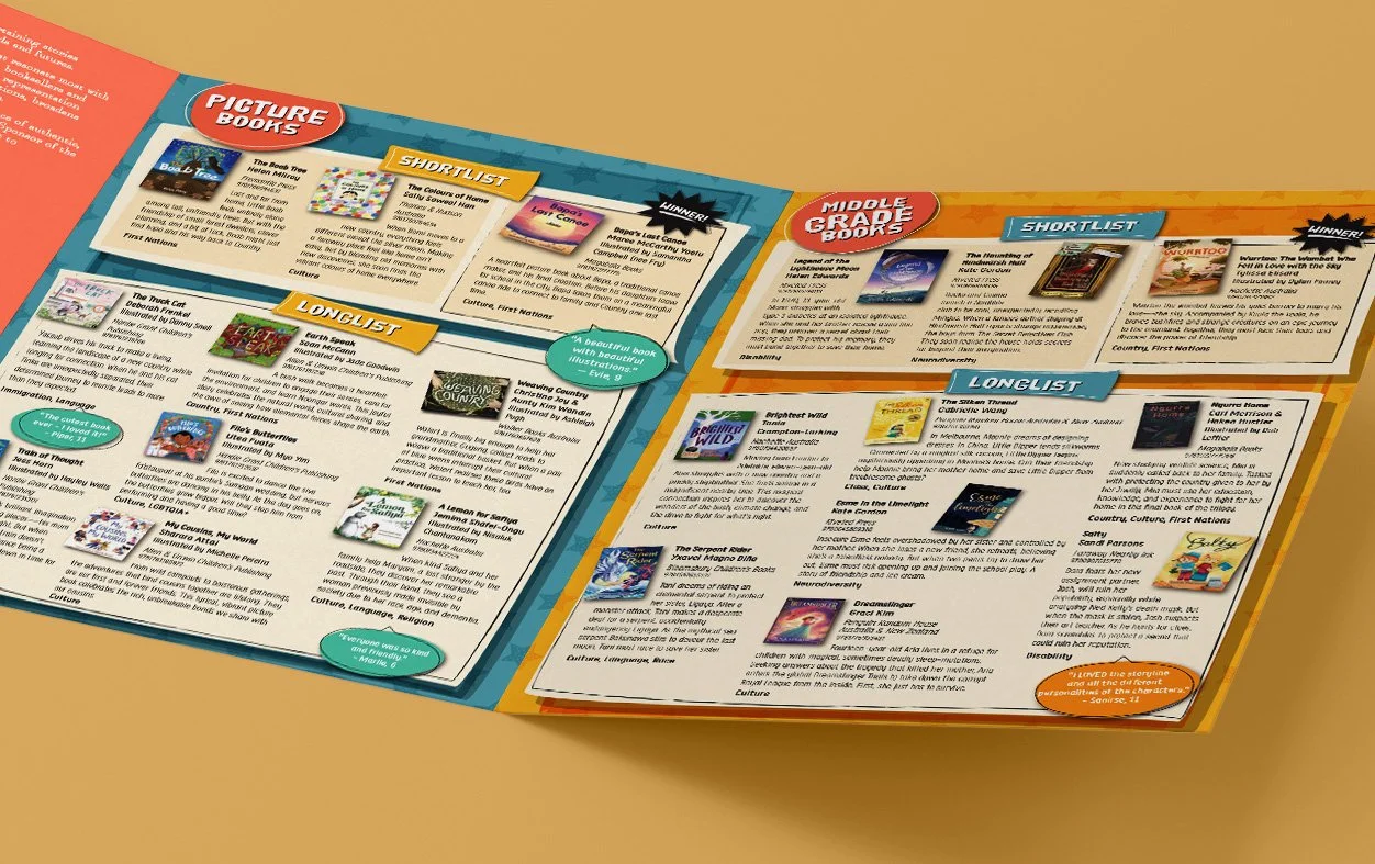 danz-childrens-book-award-brochure-designed-by-prue-mitchell-pm3-art-design-byron-bay