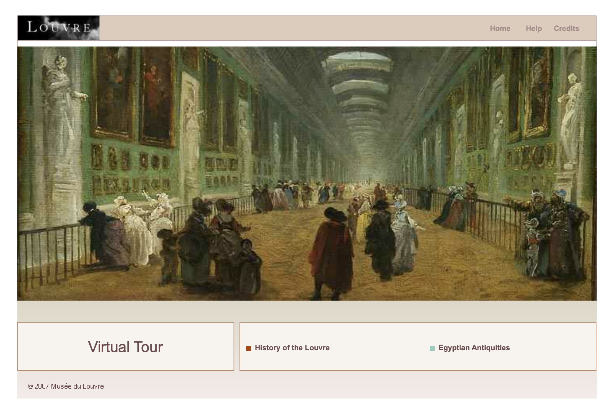 © Website Museo  Louvre