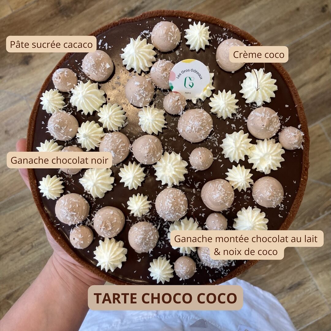 Des amateurs de coco ? 🥥 
Cette tarte est pour vous ! 

La choco coco, un peu comme un bounty mais encore meilleur&hellip; vous imaginez??? 😍

#lesgrosgateaux #lesgrosg&acirc;teaux #patisserie #p&acirc;tisserie #patisserie16 #gateauxparis #bounty #