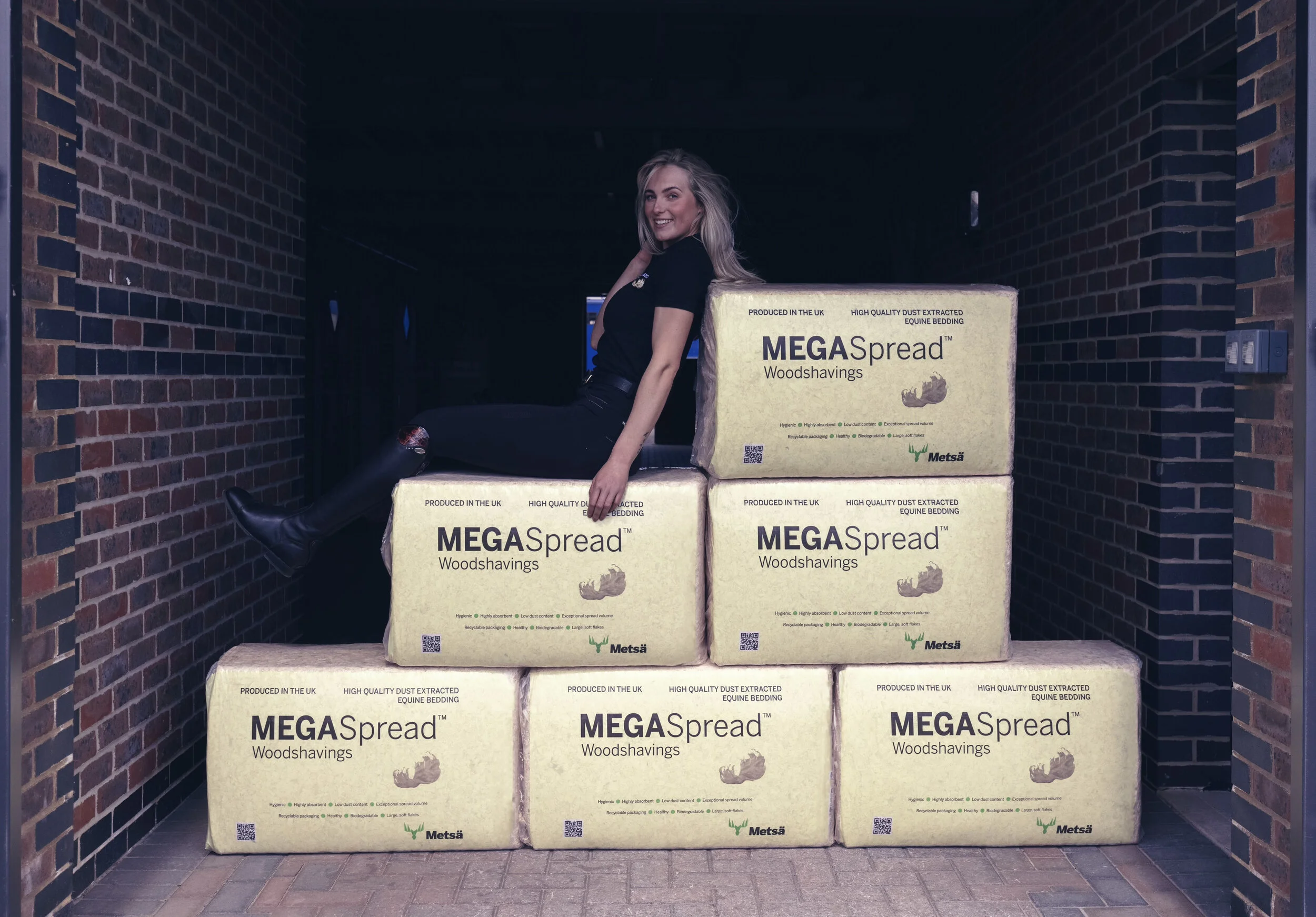 MEGASpread Woodshavings HIGH QUALITY DUST EXTRACTED EQUINE BEDDING