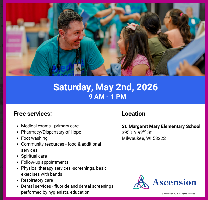 Ascension Medical Mission At Home - Milwaukee