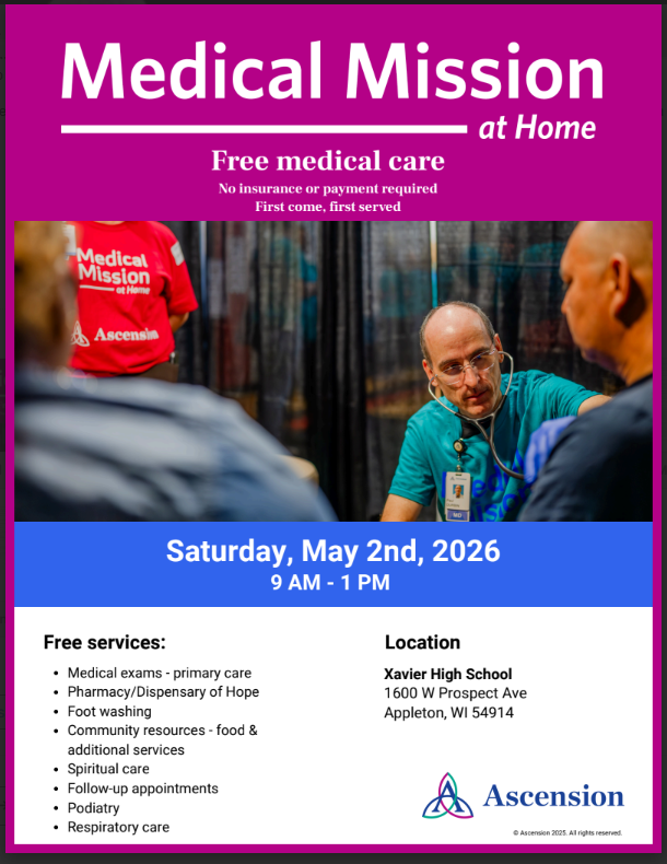 Ascension Medical Mission At Home - Appleton