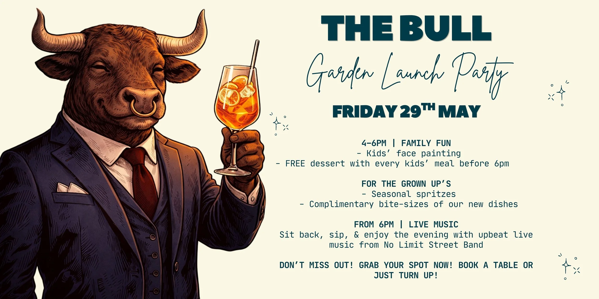The Bull Garden Launch Party